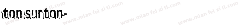 ton surton字体转换